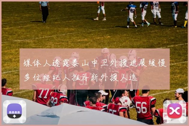 媒体人透露泰山中卫外援进展缓慢多位经纪人推荐新外援人选