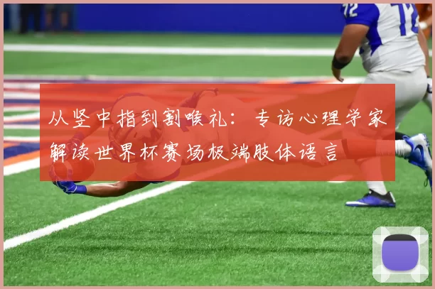 从竖中指到割喉礼:专访心理学家解读世界杯赛场极端肢体语言