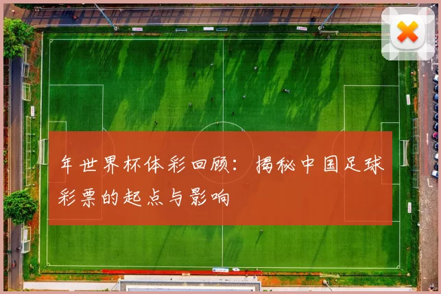 年世界杯体彩回顾:揭秘中国足球彩票的起点与影响